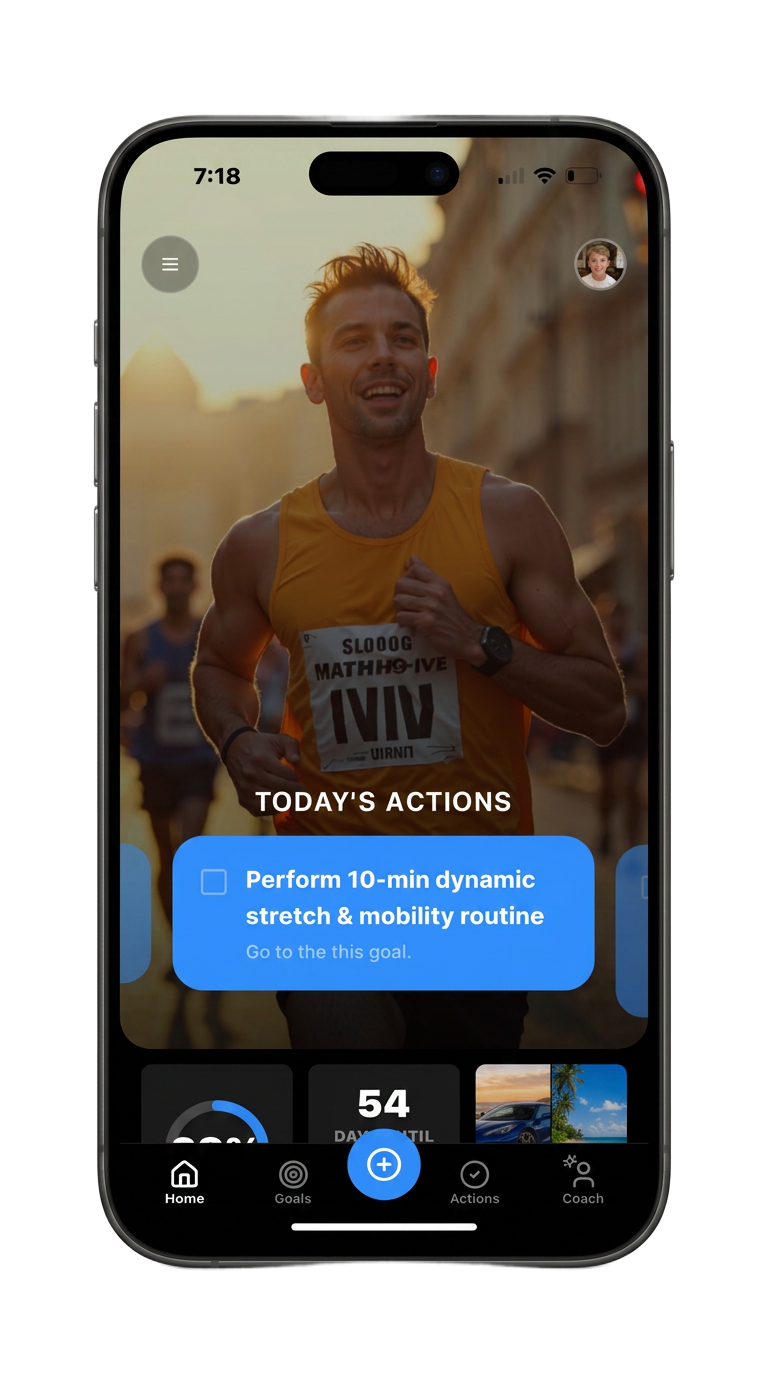 Achievit goals screen